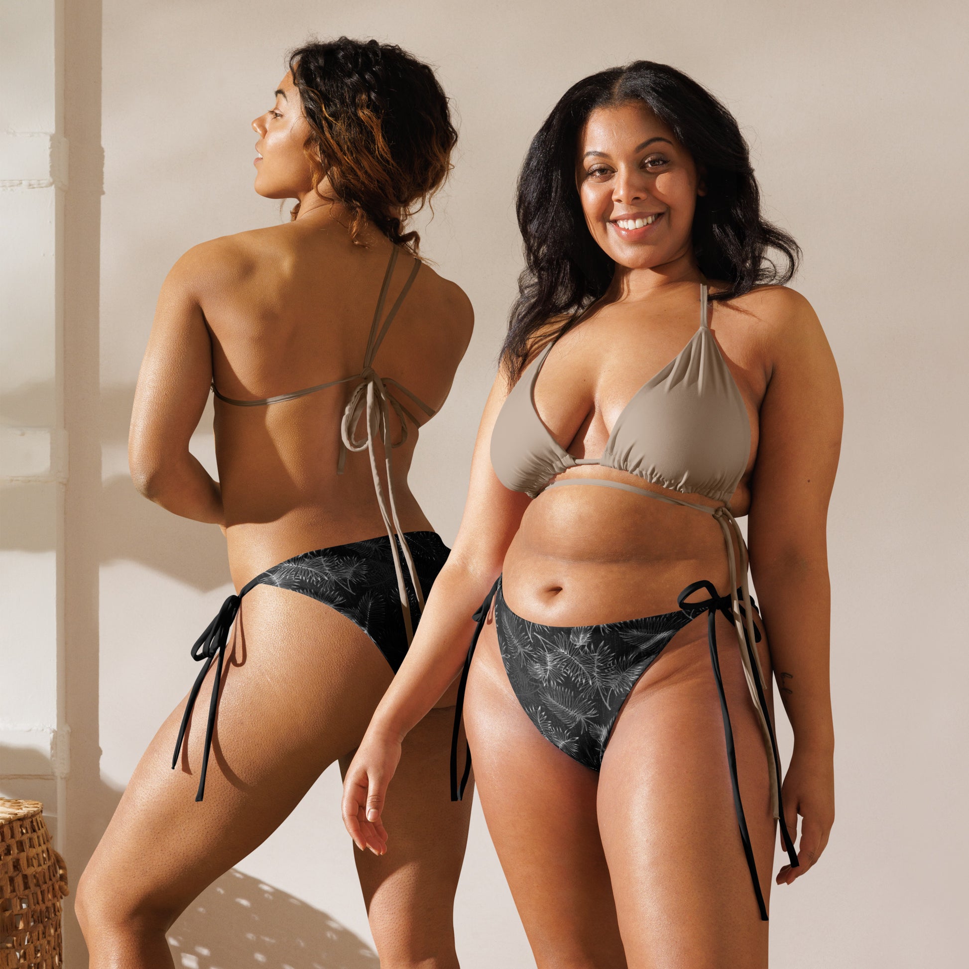 String Bikini Bottom | Feathered Elegance by aisoi Swimwear & Beachwear