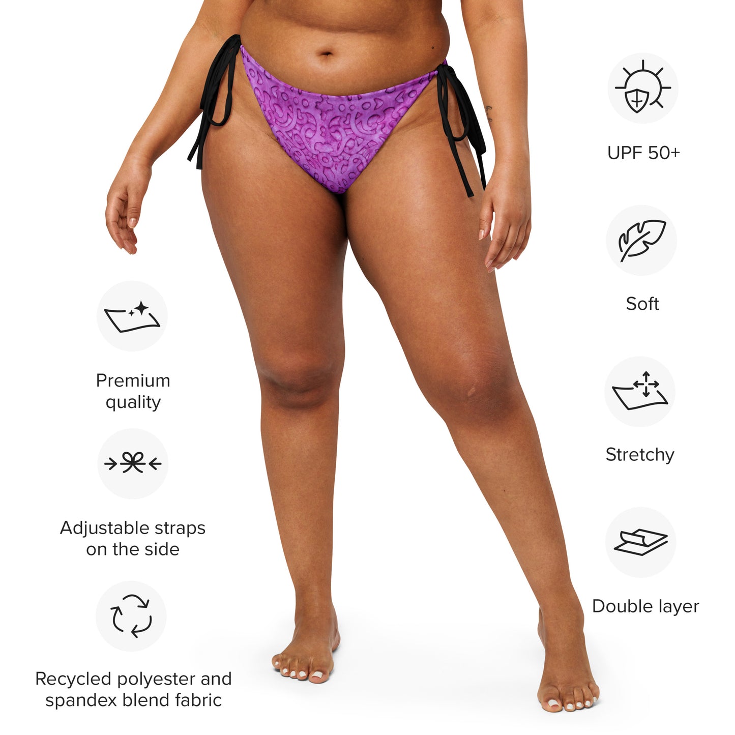 String Bikini Bottom | Eternal Elegance by aisoi Swimwear & Beachwear
