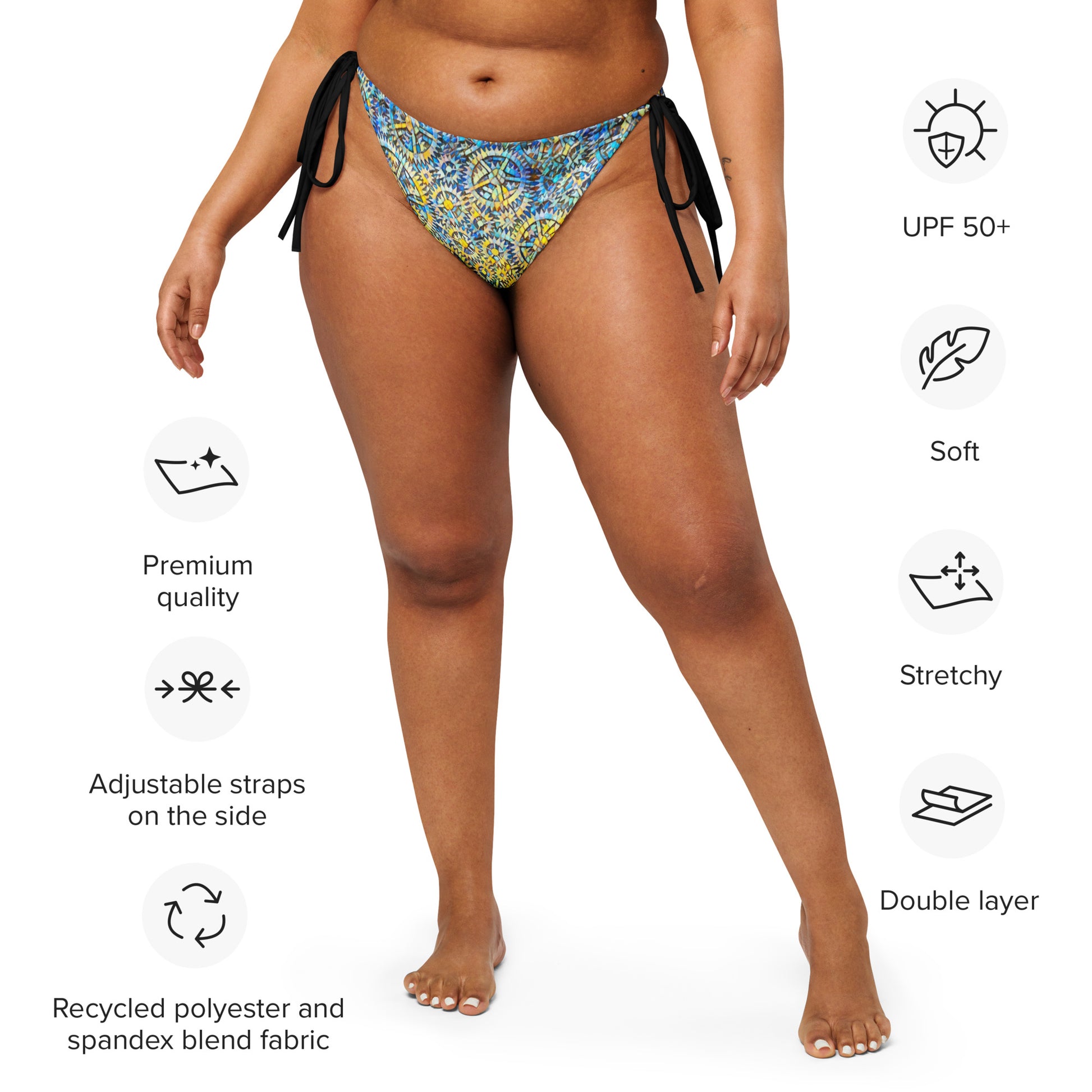 String Bikini Bottom | Timepiece Treasures by aisoi Swimwear & Beachwear