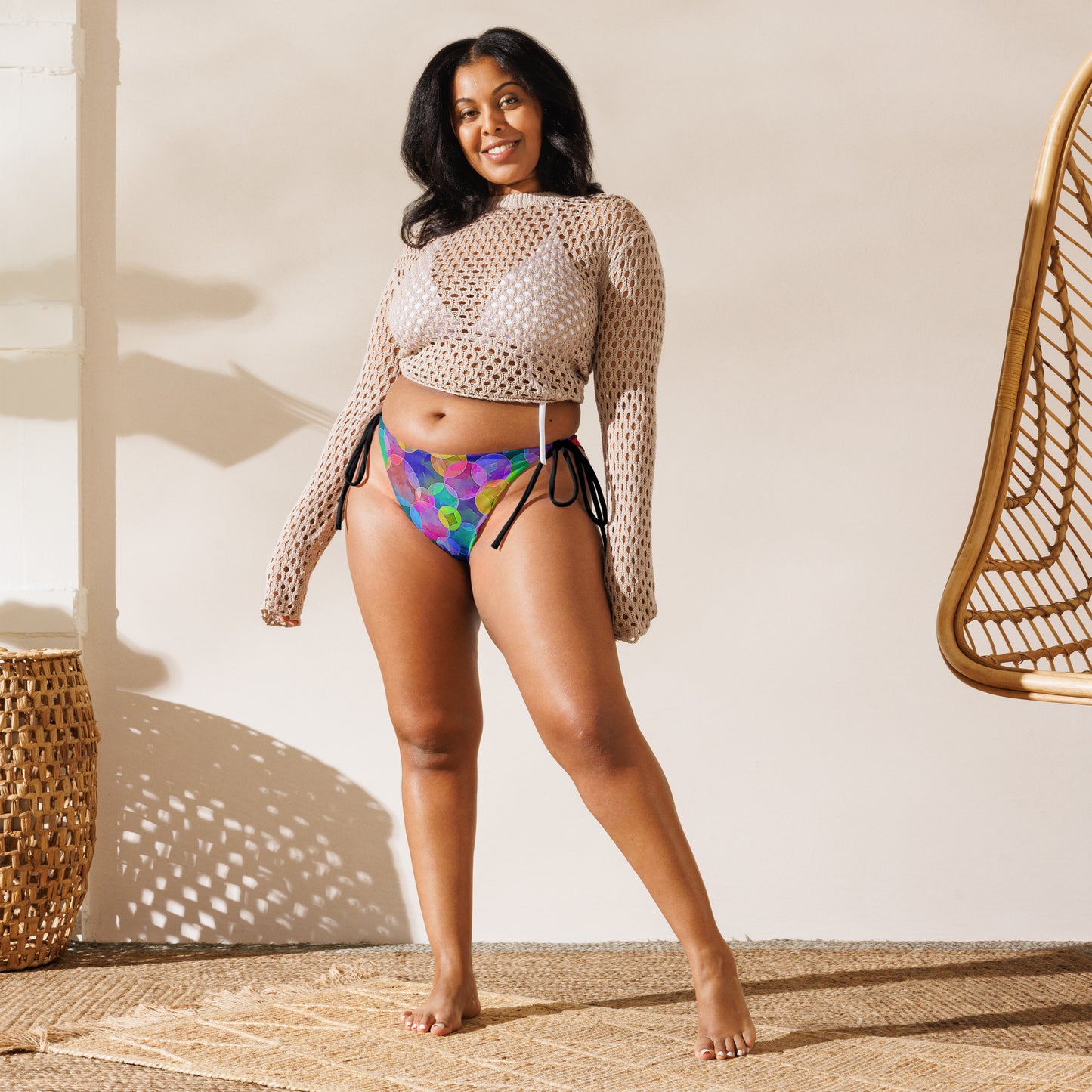 String Bikini Bottom | Bubble Bloom by aisoi Swimwear & Beachwear