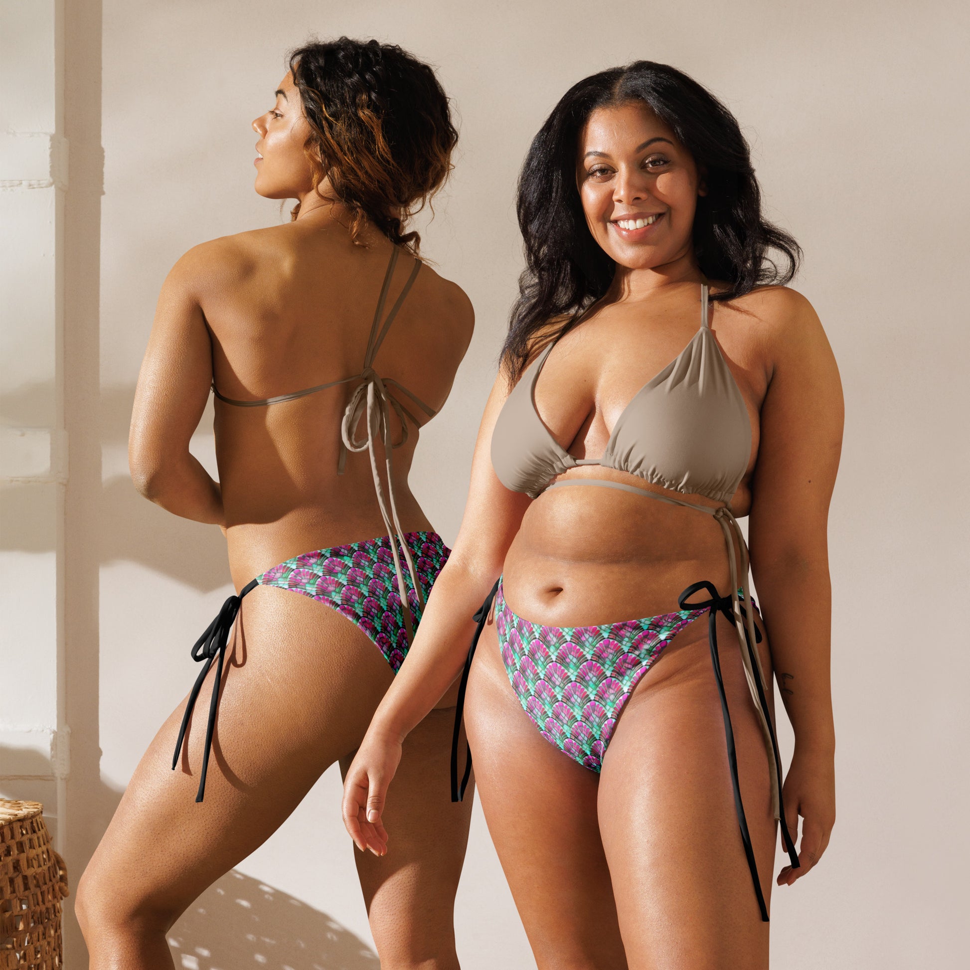 String Bikini Bottom | Lattice Harmony by aisoi Swimwear & Beachwear