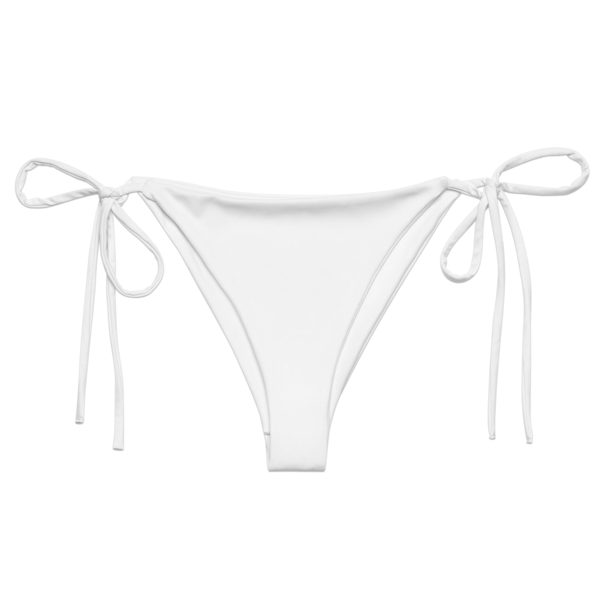 String Bikini Bottom | White Whisper by aisoi Swimwear & Beachwear
