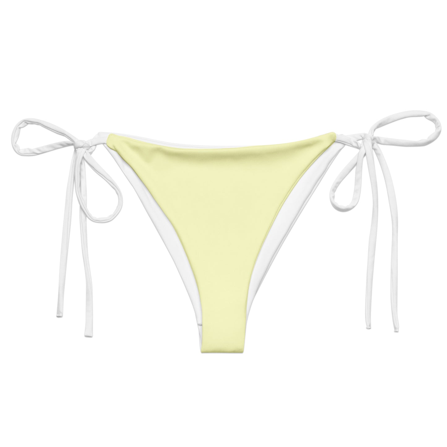 String Bikini Bottom | Pastel Lemon by aisoi Swimwear & Beachwear