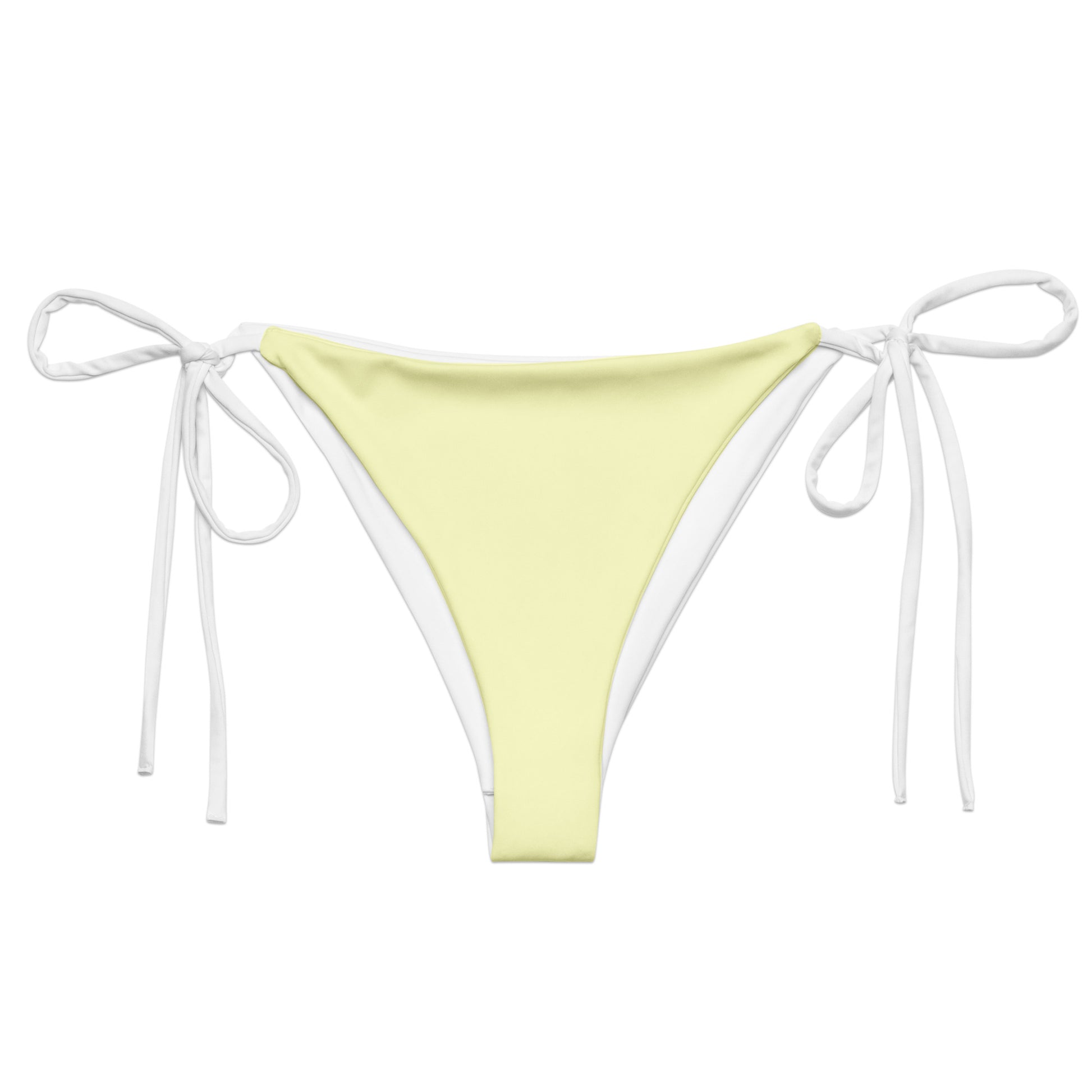 String Bikini Bottom | Pastel Lemon by aisoi Swimwear & Beachwear