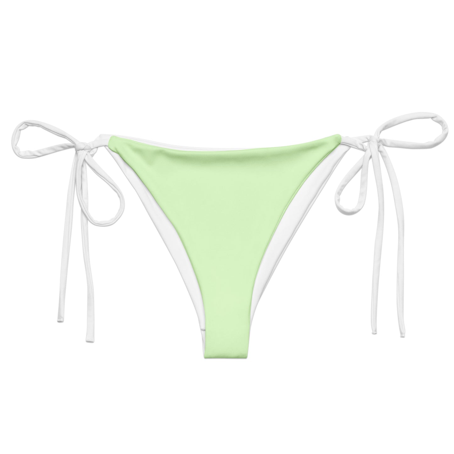 String Bikini Bottom | Pastel Lime by aisoi Swimwear & Beachwear