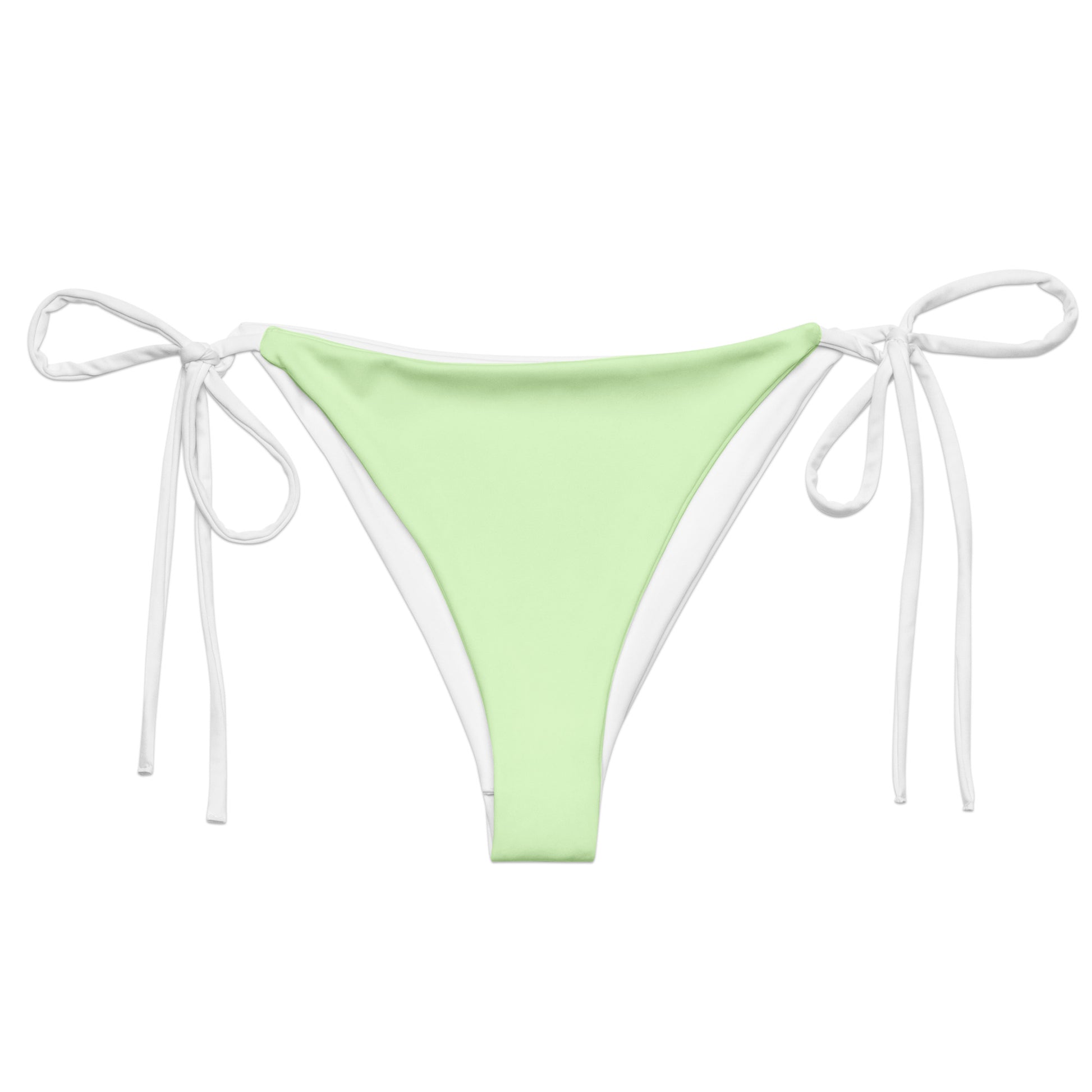 String Bikini Bottom | Pastel Lime by aisoi Swimwear & Beachwear