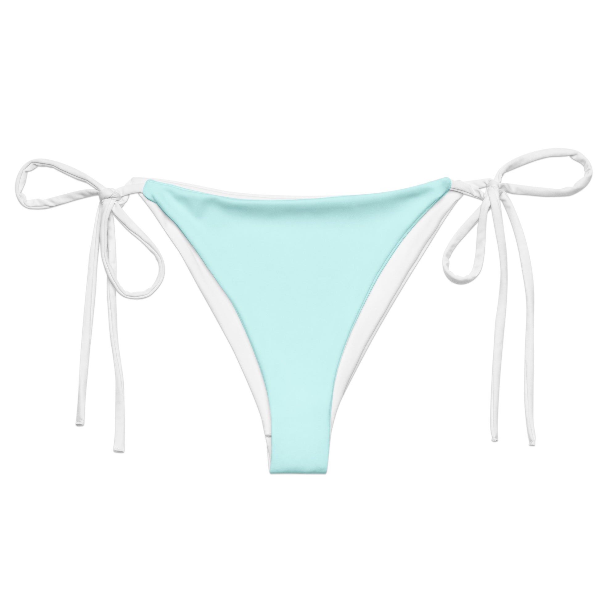 String Bikini Bottom | Pastel Aqua by aisoi Swimwear & Beachwear