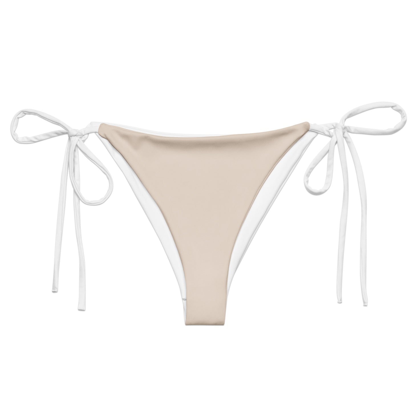 String Bikini Bottom | Pastel Sand by aisoi Swimwear & Beachwear
