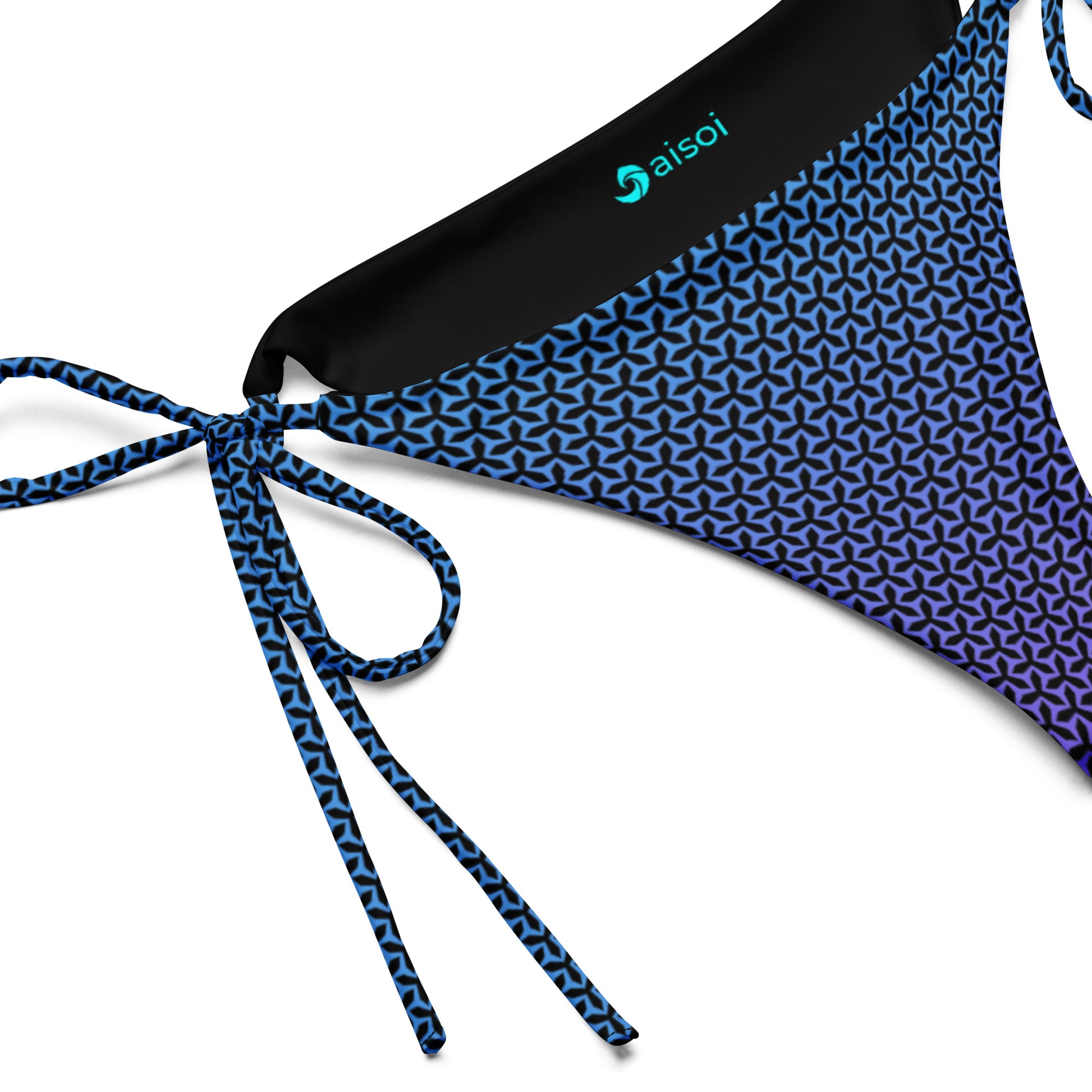 Women's String Bikini Bottom | Propeller Blue