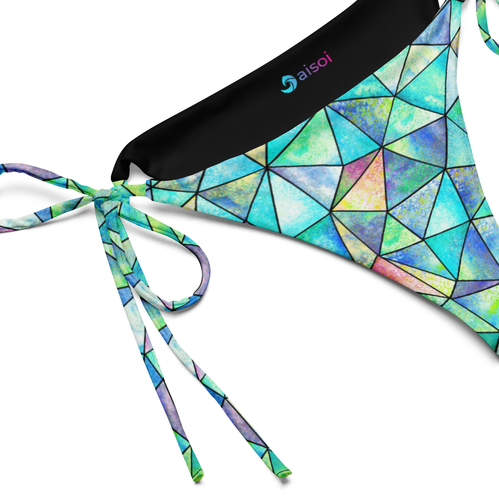 String Bikini Bottom | Mosaic Magic by aisoi Swimwear & Beachwear