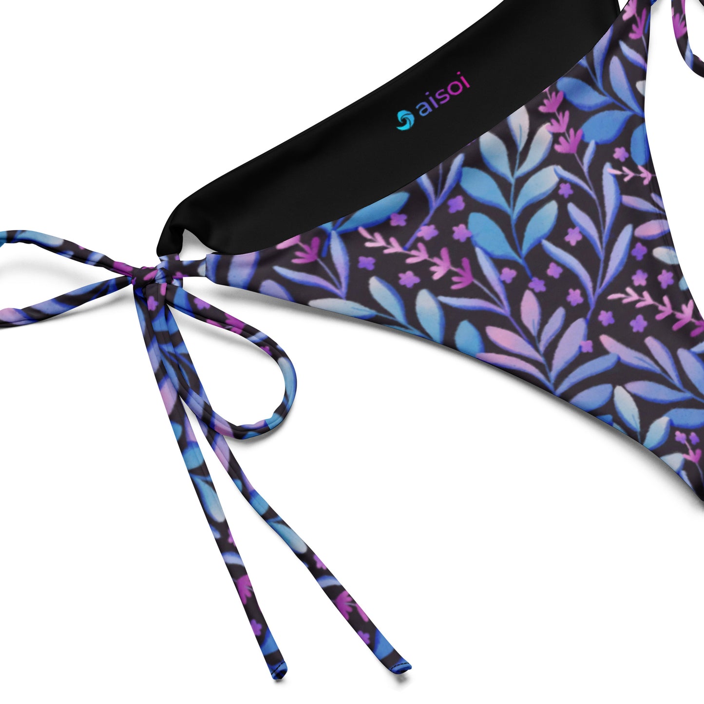 String Bikini Bottom | Violet Verdure by aisoi Swimwear & Beachwear
