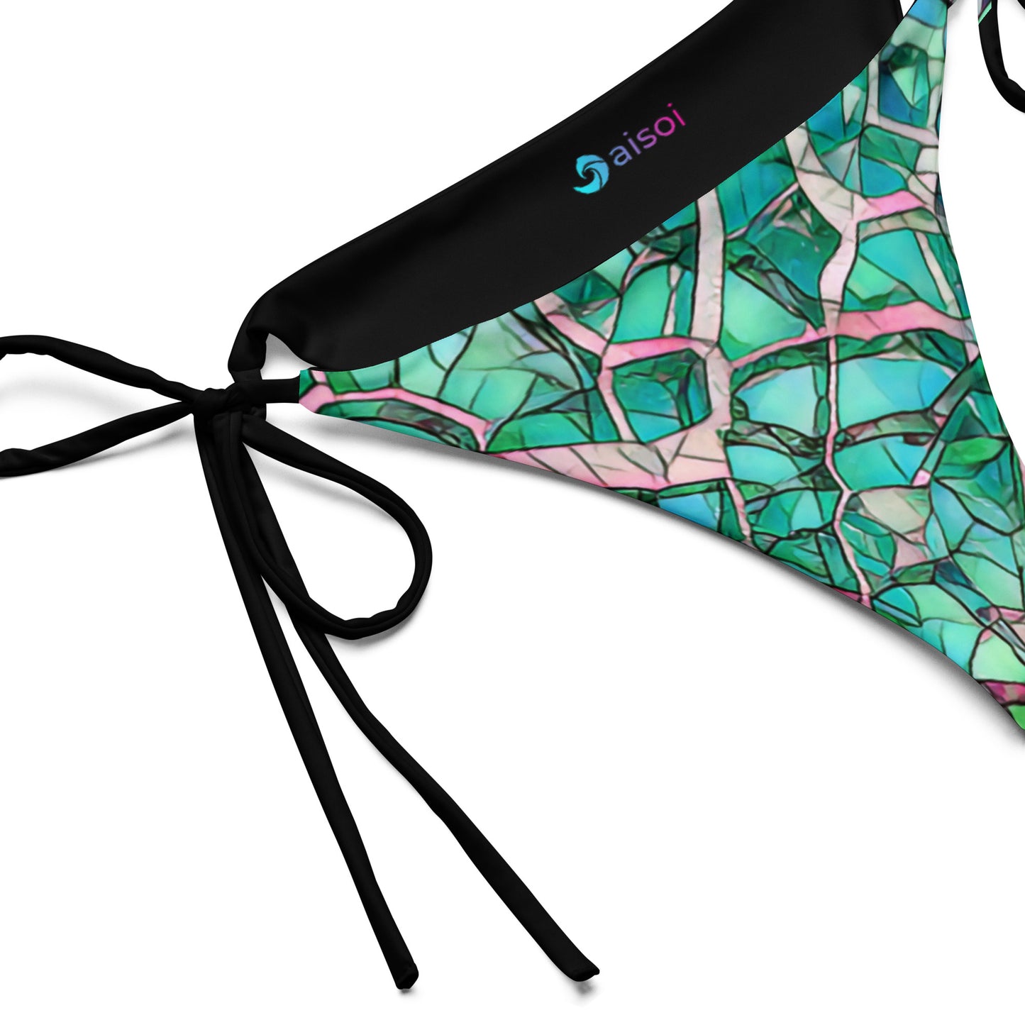 String Bikini Bottom | Shattered Splendor by aisoi Swimwear & Beachwear