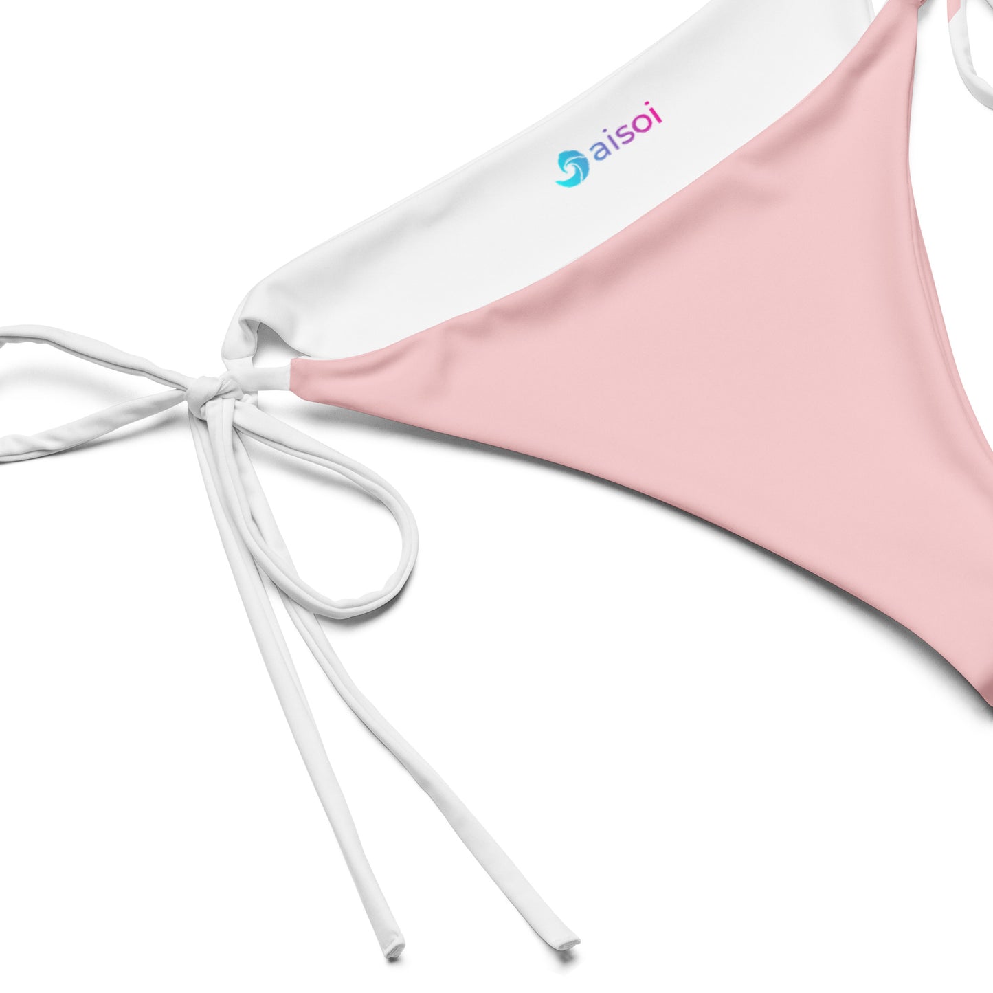 String Bikini Bottom | Pastel Salmon by aisoi Swimwear & Beachwear
