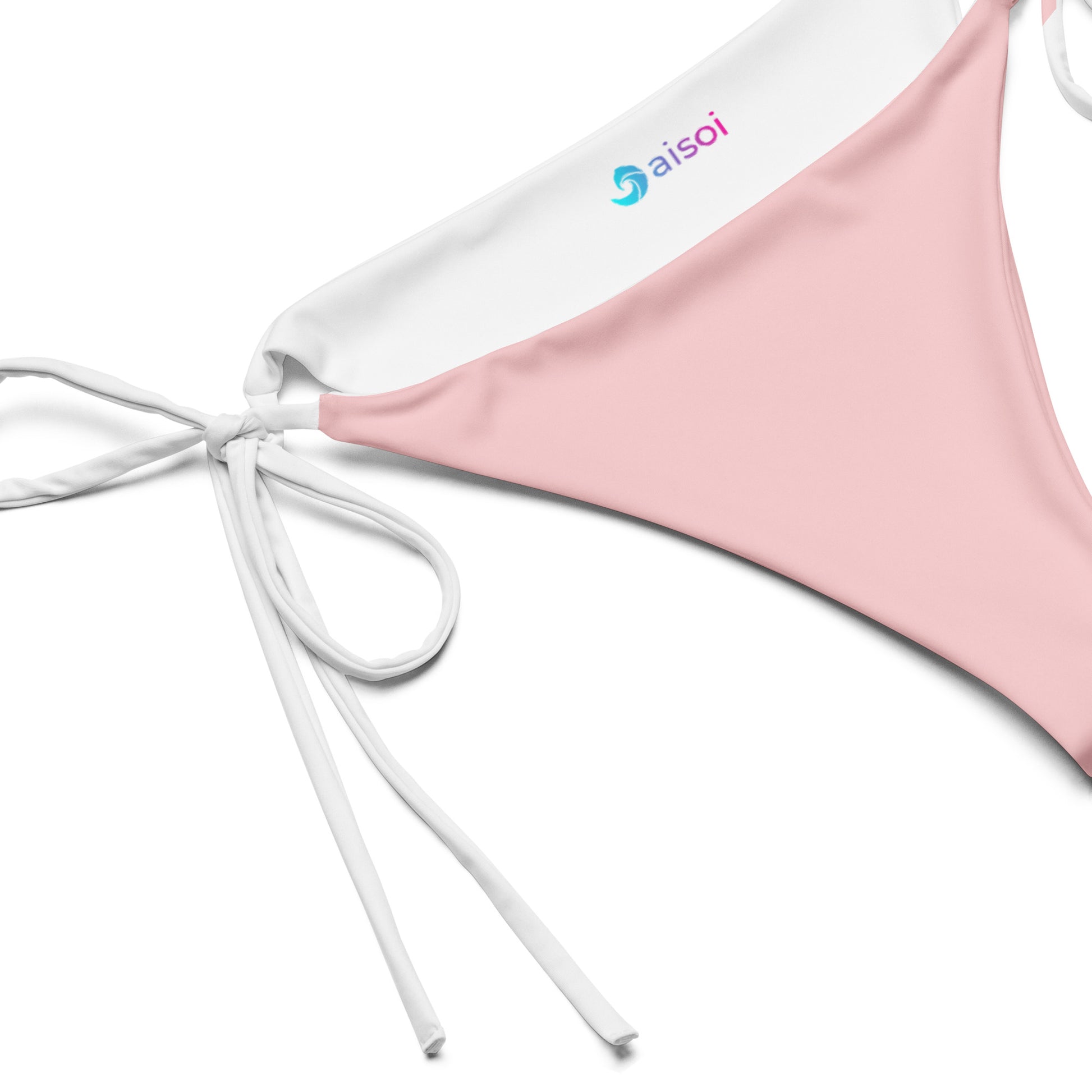 String Bikini Bottom | Pastel Salmon by aisoi Swimwear & Beachwear