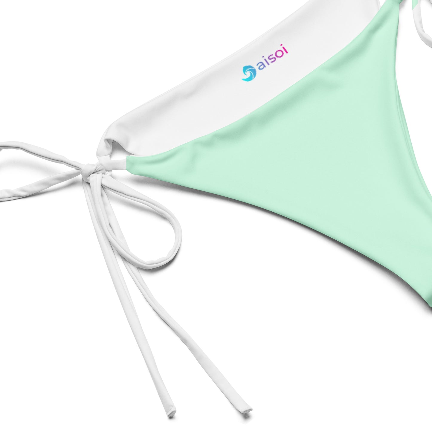 String Bikini Bottom | Pastel Mint by aisoi Swimwear & Beachwear