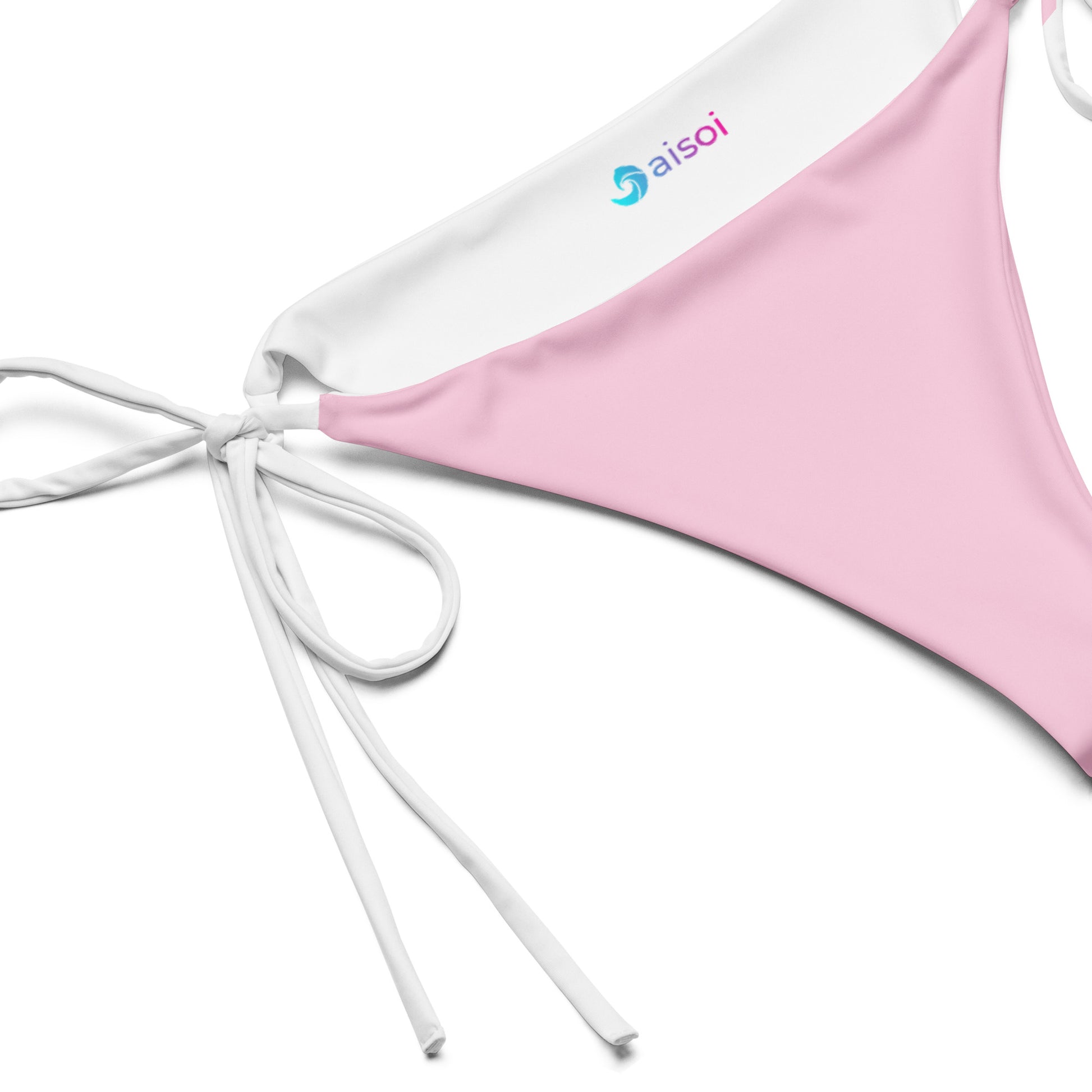 String Bikini Bottom | Pastel Blush by aisoi Swimwear & Beachwear