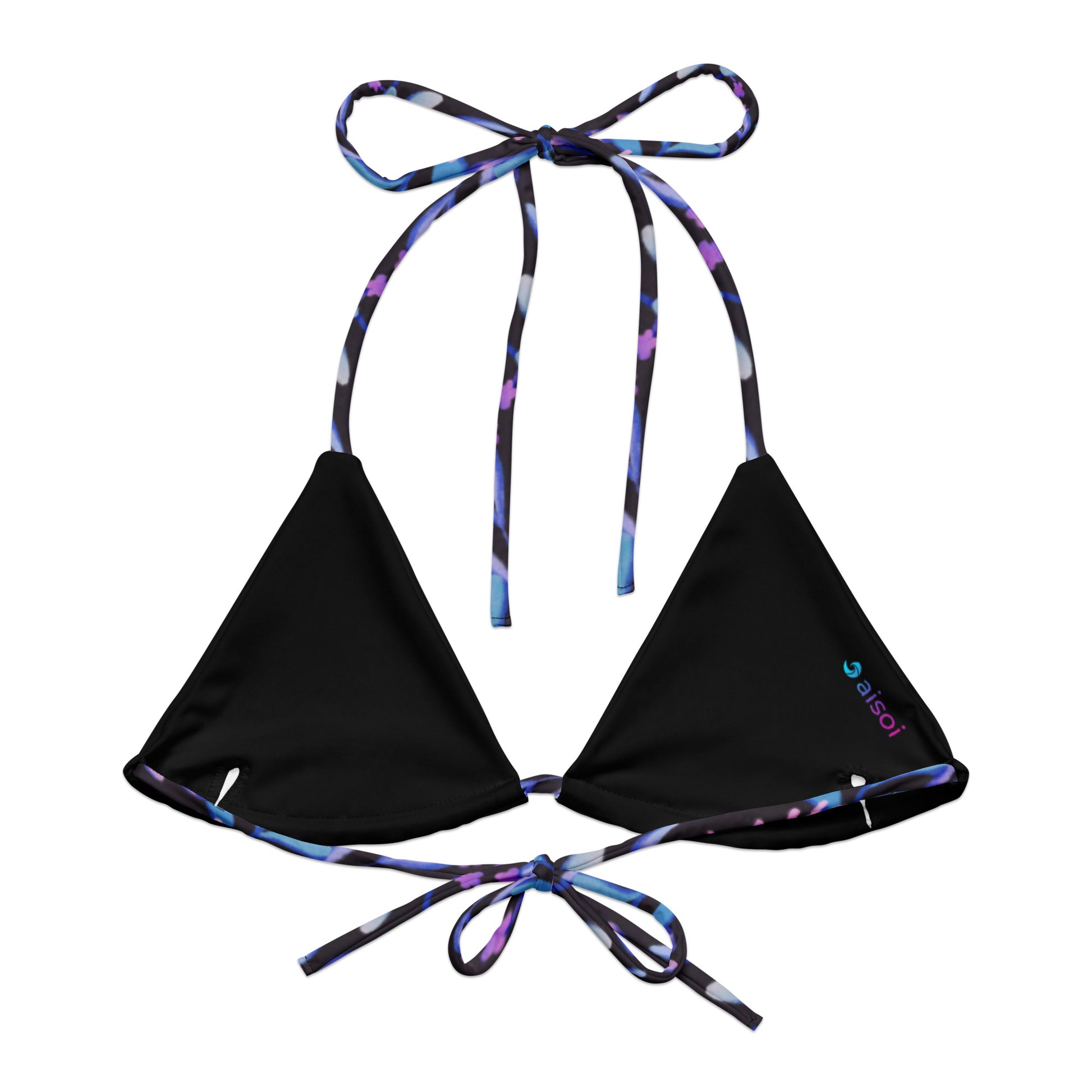 String Bikini Top | Violet Verdure by aisoi Swimwear & Beachwear 