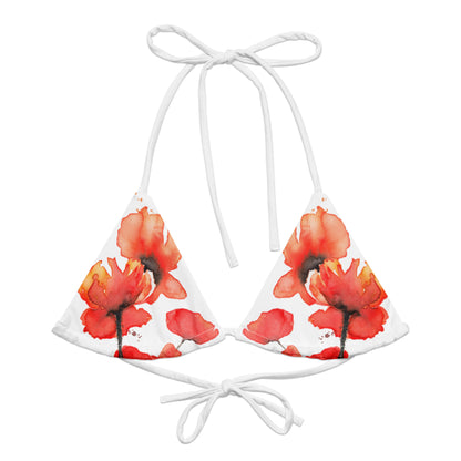 aisoi bikini top Red Poppies