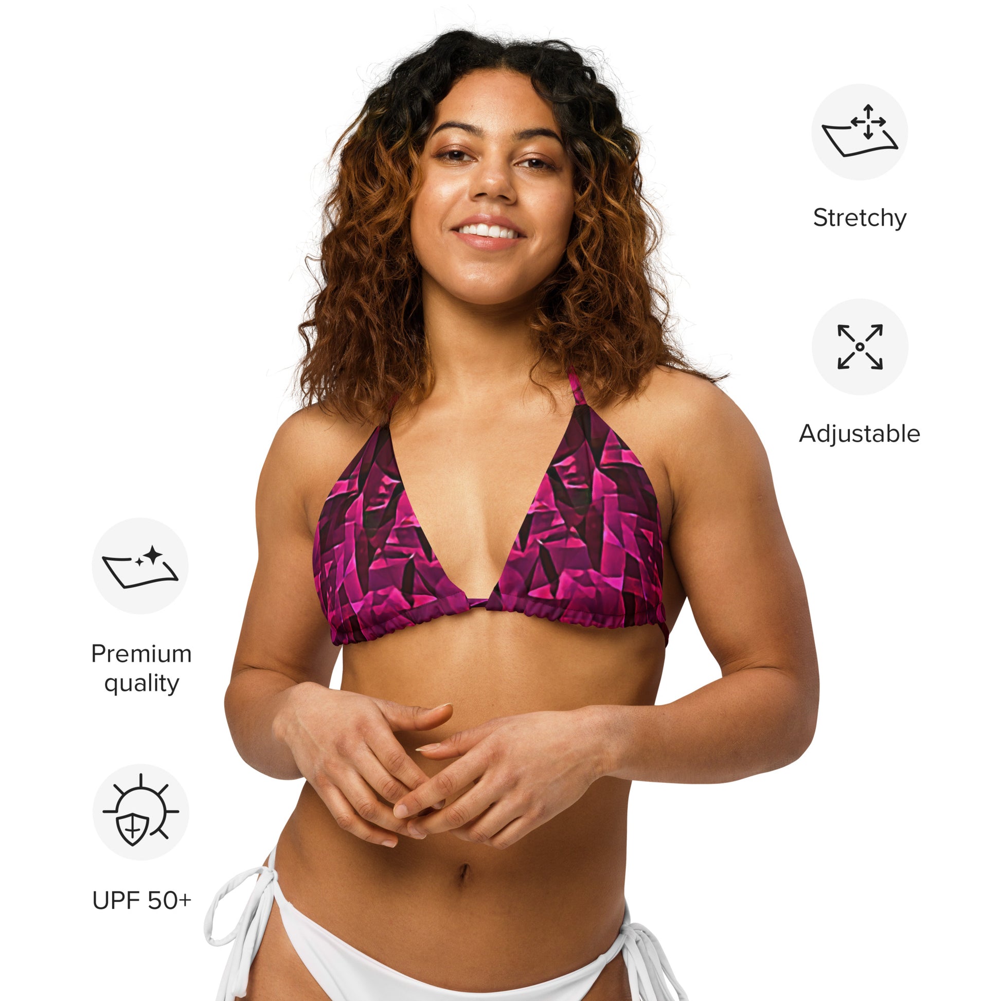 aisoi Bikini Top Rough Ruby