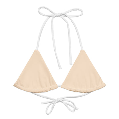 String Bikini Top | Pastel Peach by aisoi Swimwear & Beachwear 