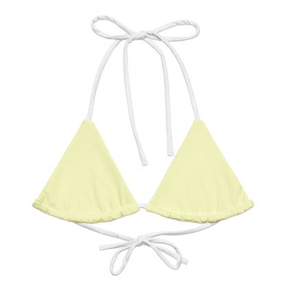 String Bikini Top | Pastel Lemon by aisoi Swimwear & Beachwear 