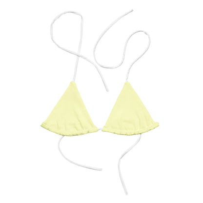 String Bikini Top | Pastel Lemon by aisoi Swimwear & Beachwear 