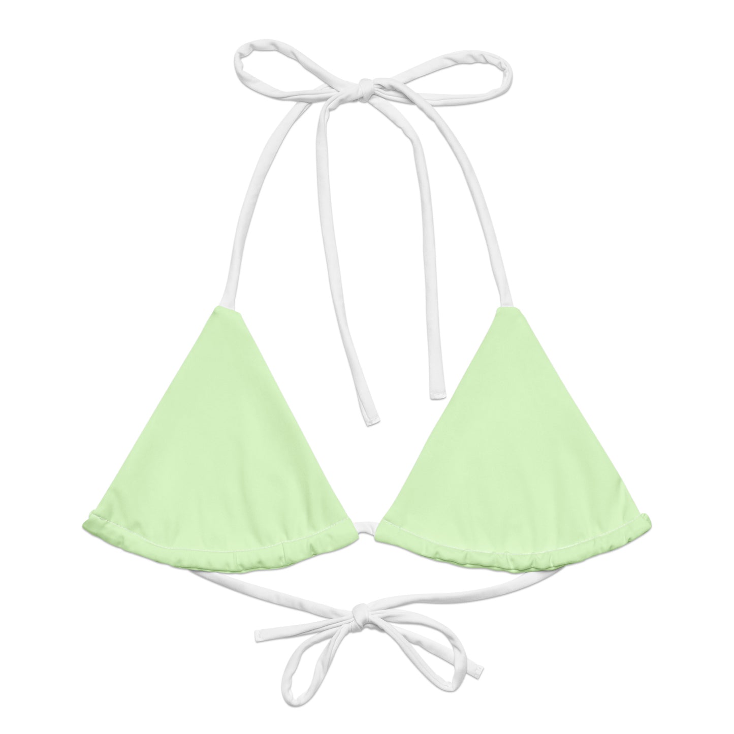 String Bikini Top | Pastel Lime by aisoi Swimwear & Beachwear 