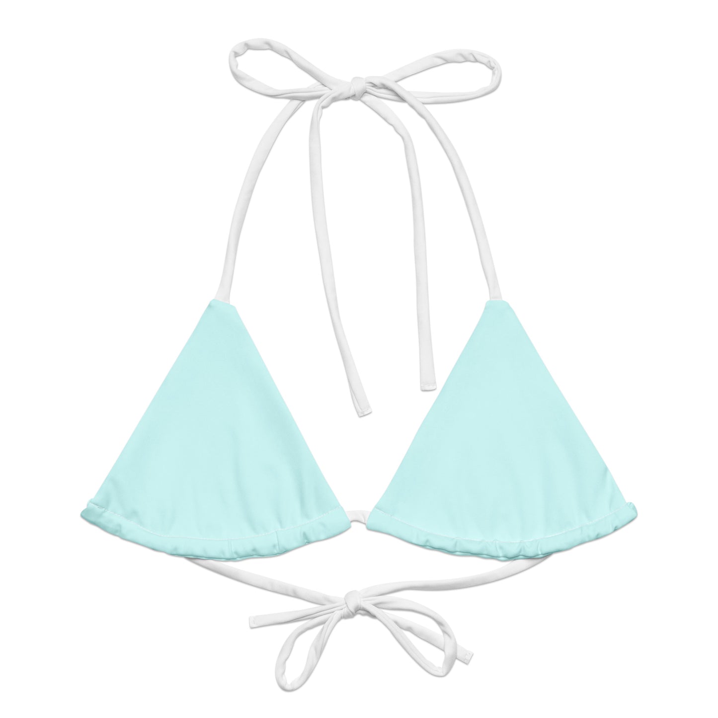 String Bikini Top | Pastel Aqua by aisoi Swimwear & Beachwear 