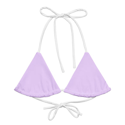 String Bikini Top | Pastel Lilac by aisoi Swimwear & Beachwear 