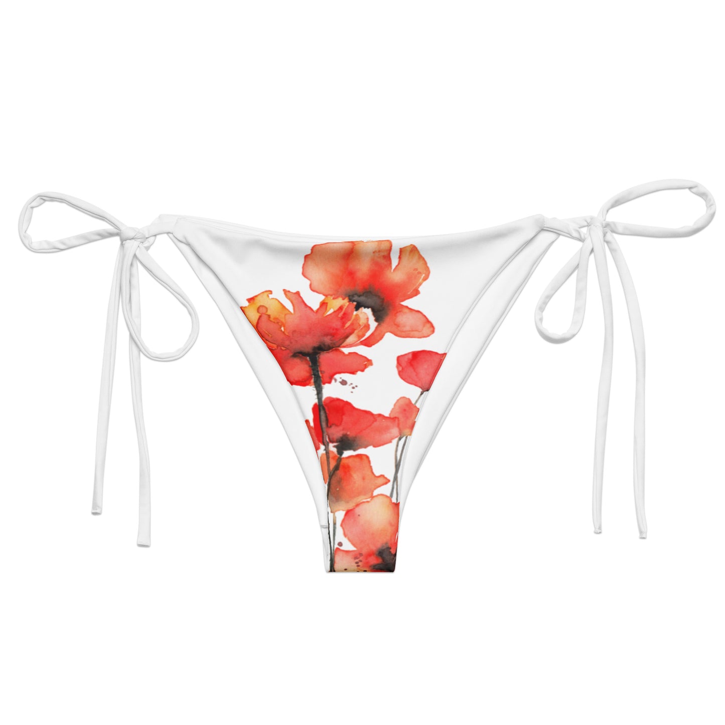 aisoi Bikini Bottom Red Poppies