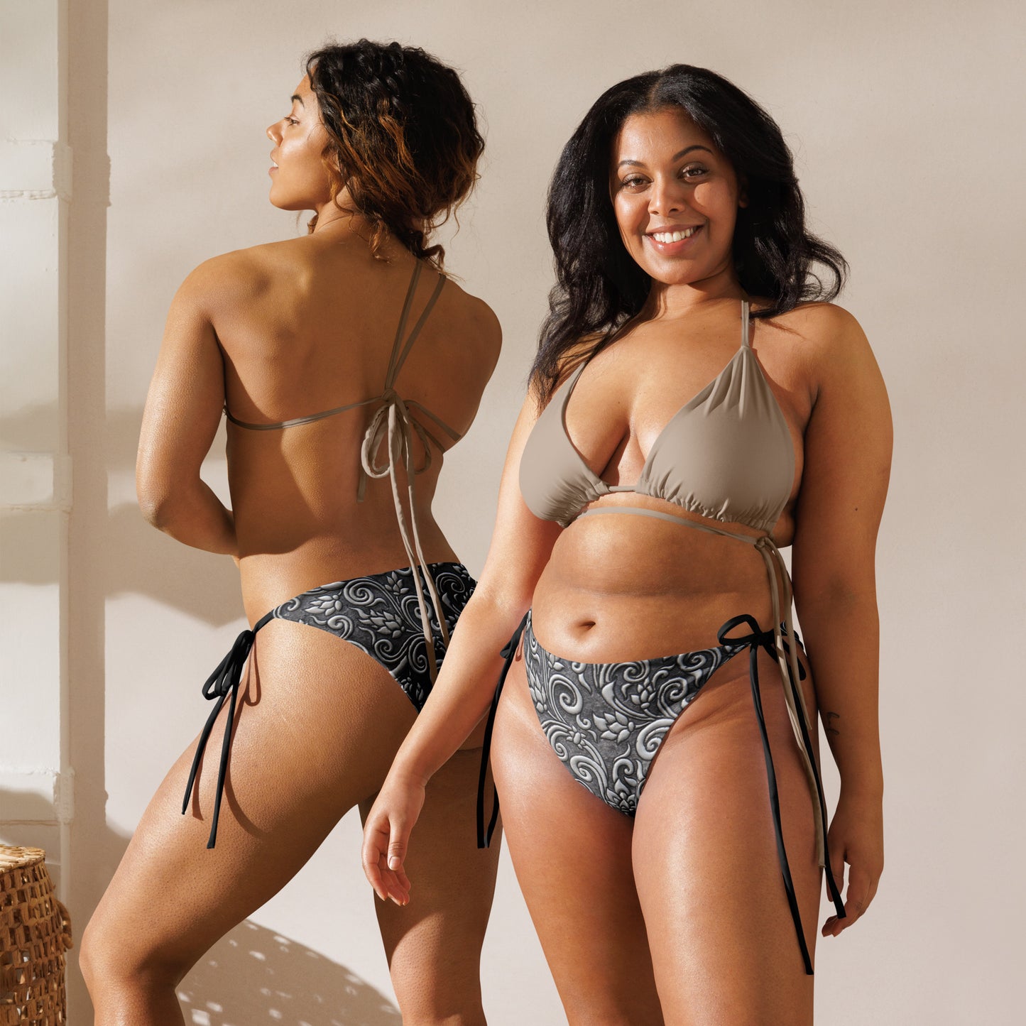 String Bikini Bottom | Temple Echoes by aisoi Swimwear & Beachwear