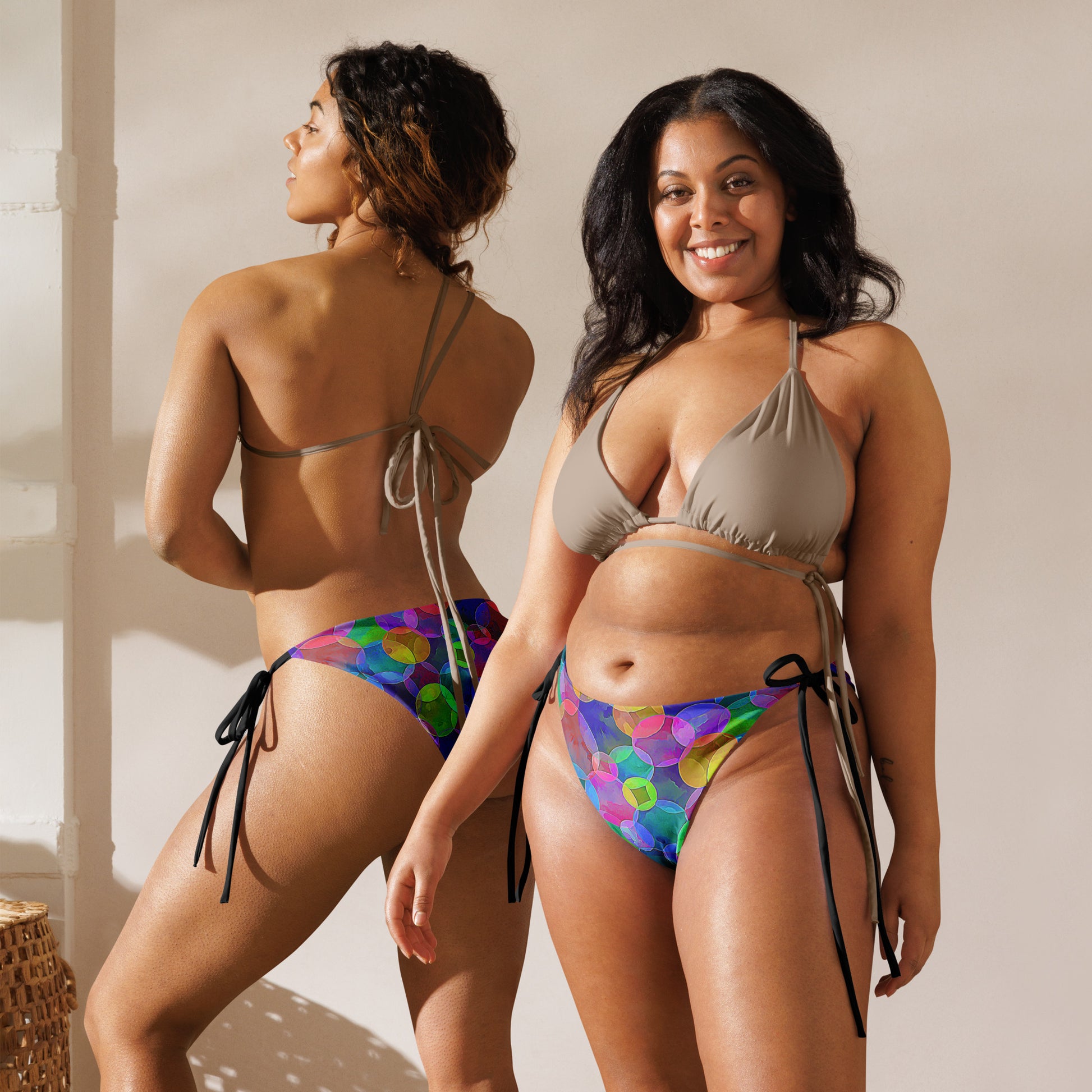 String Bikini Bottom | Bubble Bloom by aisoi Swimwear & Beachwear 