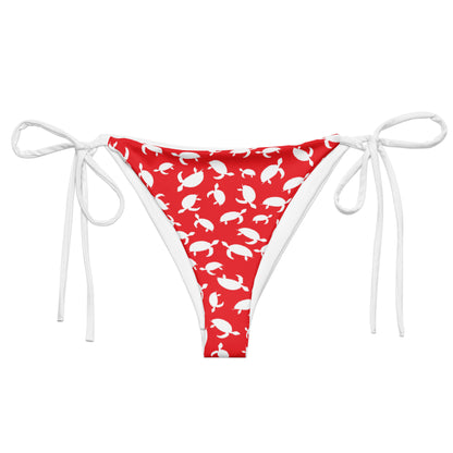 String Bikini Bottom | Turtle Tranquillity by aisoi Swimwear & Beachwear 