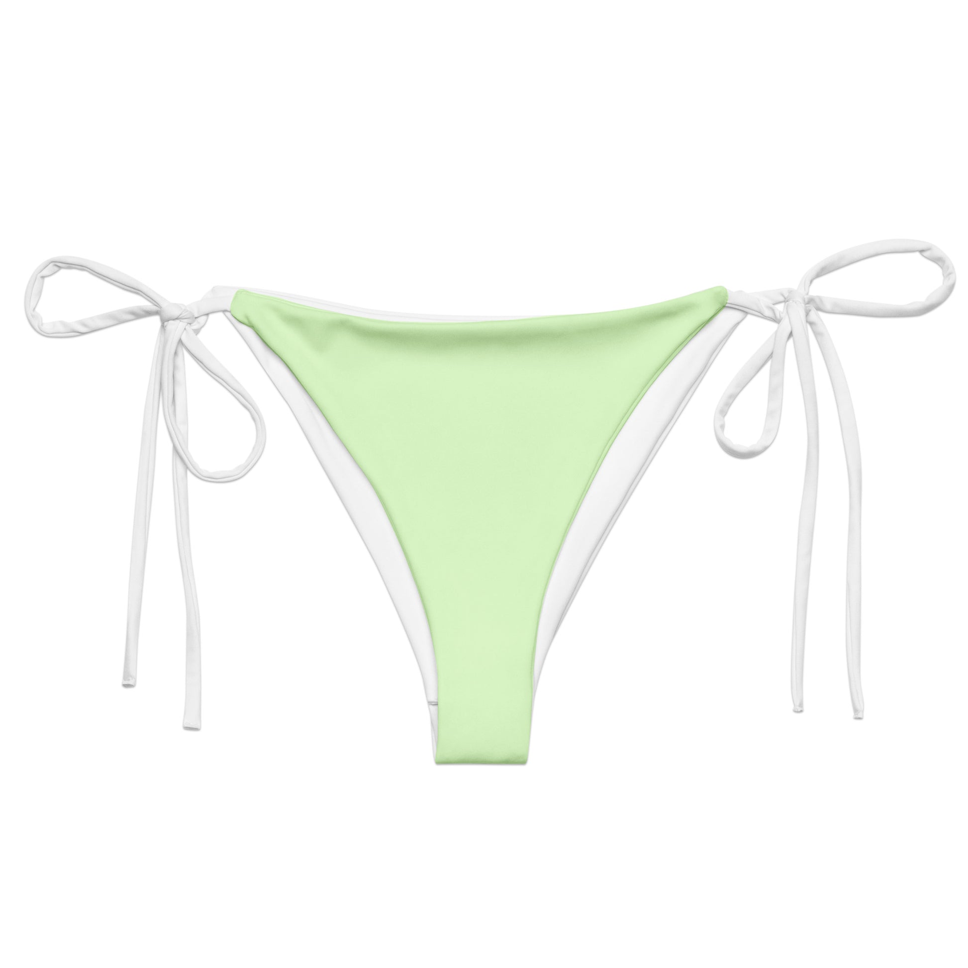 String Bikini Bottom | Pastel Lime by aisoi Swimwear & Beachwear 