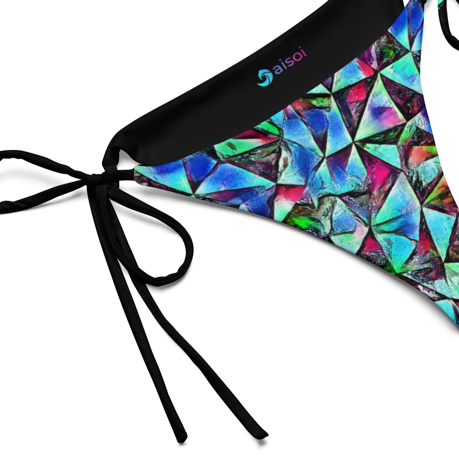 String Bikini Bottom | Triangular Tango by aisoi Swimwear & Beachwear