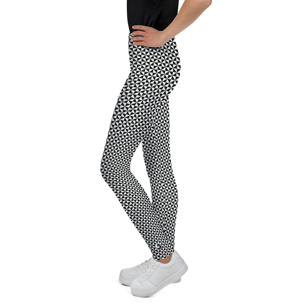 Black and hotsell white spotted leggings